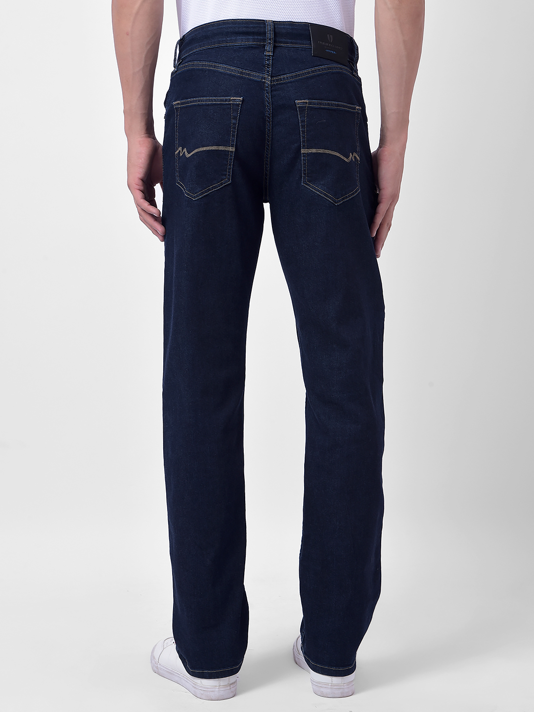 Numero Uno Men Packable Blue Regular Fit Sustainable Jeans
